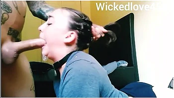 Hot Messy Deepthroat Facefuck Cum In Throat (trailer)