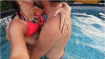 Sugar Babe - He Suddenly Takes My Bikini Off To Fuck Me In The Swimming Pool