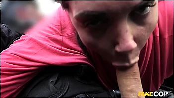 Monty Cash, Kiki Minaj And Emma Leigh - Two Coppers Have A Threesome With A Random Dogger With Big Boobs