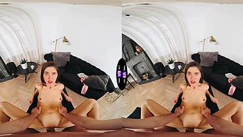 A sexy yoga teacher leads to a hot sex session in vr