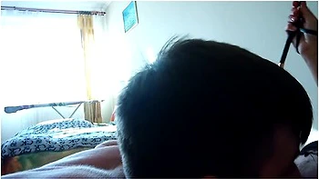 Russian Femdom Taught Licking And Spanked A Guy In A Chastity Belt!