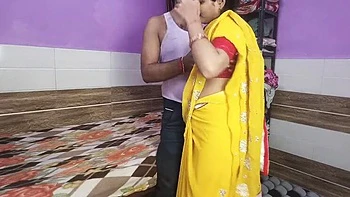 Desi Bhabhi Calls Neighbor's Brother To Bedroom For Hardcore Sex