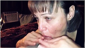 Mature Cougar Wife Sucking Off Young Man Again. Cums Hard In Her Mouth