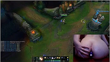 Vibrating Buttplug Fail And Feeding League Of Legends #10 Luna
