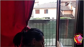 Lady Muffin And Tommy A Canaglia In After Shopping, He Puts Her On Sheep