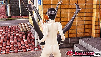 Bat Girl And Car Toon - Black Latex Hardcore Pov Missionary Fuck, Standing Bondage Sex With Creampie