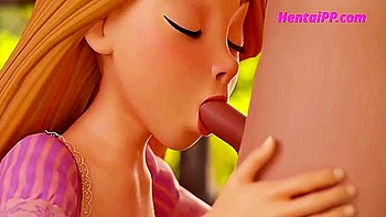 Car Toon - Long-haired Beauty Takes Control: Rapunzels Sensual Cowgirl & Deep Throat Fantasy