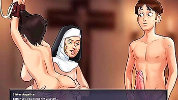 Summertime Saga With Car Toon