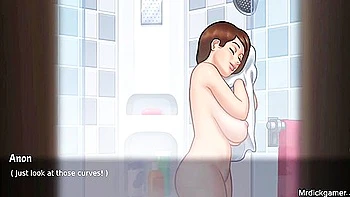 Summertime Saga Hot Milf Sex In Shower