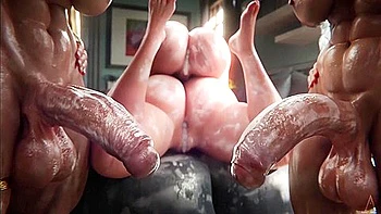 Nyl Amazonium Radroachhd Sizzling Hot Anal: Big Booty Blonde Takes It Doggy Style, Gags On Huge Cock, Creamy Inside Delight - 3d Animated