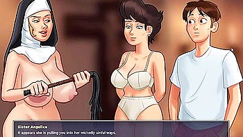 Ramu Fuck Rubby Infront Of Her Teacher In Summer Time Saga New - 3d Animated