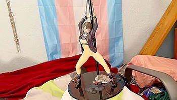 Blowing Huge Loads On Hentai Figures Again