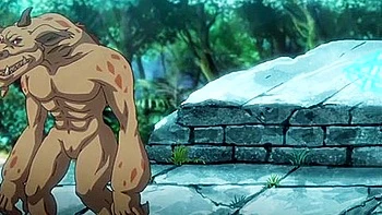 A beautiful big-breasted adventurer tries her best but gets raped by a slime, captured by a monster and penetrated.