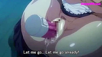 I put the vibrator in and take it out and thrust my dick in and cum inside her.