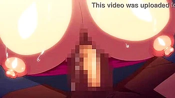 The anus is penetrated and the pussy is also inserted and creampied.