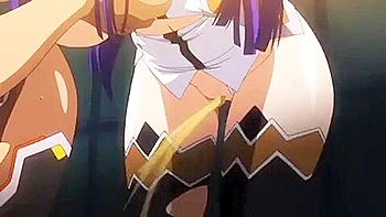 Breast milk squirts into both holes at the same time and comes out inside the creampie opening.