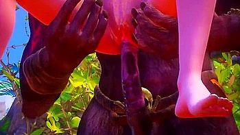 Perfect Big Boobs Bitch Fucking With Big Cock Monster