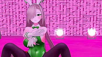 Blue Archive Ichinose Asuna Cowgirl Sex Dance Hentai Bunnygirl Bigboobs Creampie Mmd 3d Soft Green Suit Color Ed