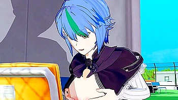 High School Dxd - Xenovia Quarta Fucks After Caught Masturbating