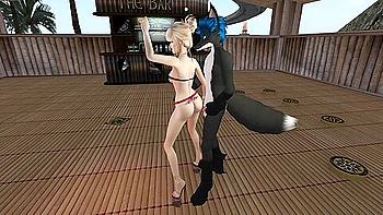 Human Female And Furry Fox Intro(dance)