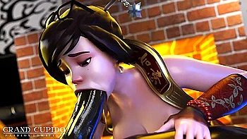 Mei Blowjob With Black Guy