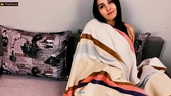 Alina Rai Plays Strip Poker With Stepbrother - Amateur Teen Brunette Blowjob & 69 Position