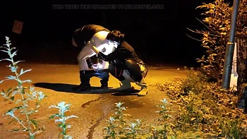 Horny MILF Gives Passionate Rimjob Outdoors - SlutHappiness Anal Fun