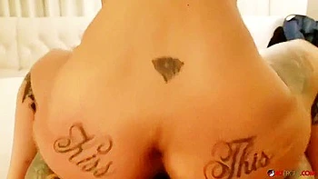 Inked-up, Rough-looking Bitch Amanda Doll Gets Fucked In Pov