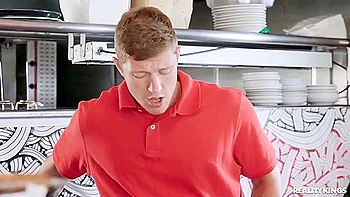 Hot Waitress Not Wearing Any Panties On Work