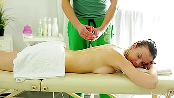 Teen 18+ Whore Angelica Turns Her Massage Sesh Into A Drilling Sesh!