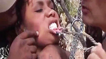 Horny German Guys Dominating Nasty African Babe