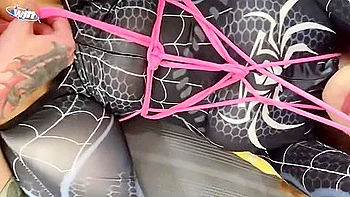 Skinlovers - A Spider-bound Girl Was Fucked And Brought To Squirt