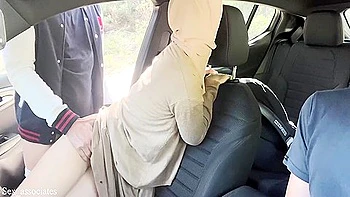 First Dogging In France. My Muslim Hijab Wifes First Fuck With A Stranger