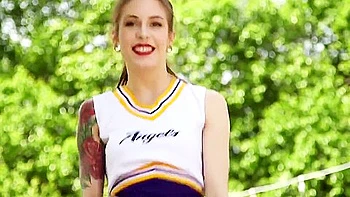 Anna De Ville - Cheerleader Gangbang