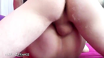 French. Kimber, A Pretty Blond Hair Lady Wearing Short Skirt Picked Her Beloved Up To Go School