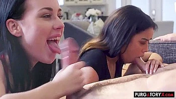 Bambi Black & Maya Bijou - Foursome Sex