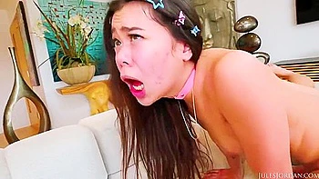 Brianna Arson Mochi Mona Impressive Deep Throat Skills