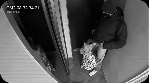 Wife sucked the postman while husband in the next door