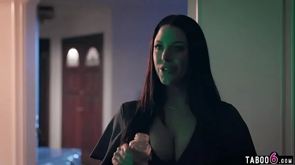 Cheating big boobs wife Angela White makes husband jealous