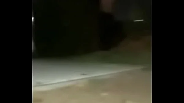 Naked in chastity cage left handcuffed in public