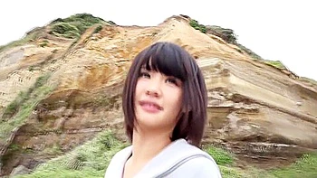 Horny Japanese girl Minami Kashii in Incredible outdoor, striptease JAV movie