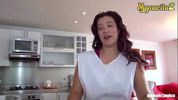 MAMACITAZ - (Ana Mesa & Pedro Nel) MILF Latina Maid POV Hot Sex With Her Boss