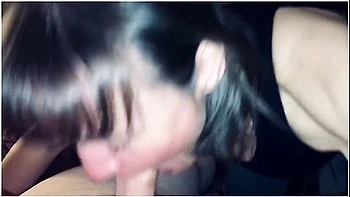 No Hands Cum In My Mature Cougar Wife 48 Sucking Our Younger Friends Cock 28 Till He Explodes In Her Mouth