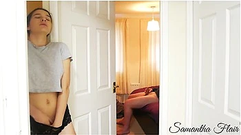 Naughty Stepdaughter Episode 1 - Stepdad Jerking Off!