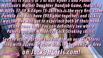 Pt3 Of 5 Vs Stepmom Vs Stepdaughter Handjob Edging Game In Uhd 4k Edges #15-26 With Kali Ryder, Ryder Monroe And Pamela Morrison