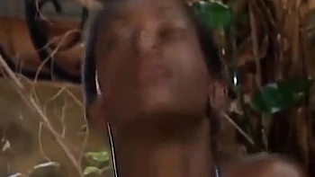 Two Ebony Girls From Germany Sharing A White Pecker