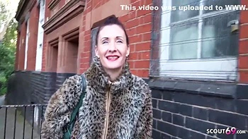 Stacey Robinson In Skinny Redhead Mature Scarlett Talk To Fuck At A Street Casting