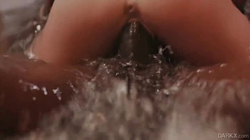 Natalie Sensual Bath And Interracial Fuck