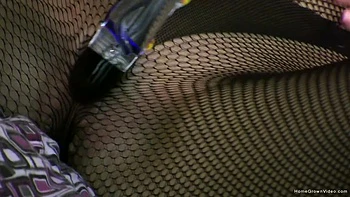 Tearing Open Her Fishnets - Chloe James