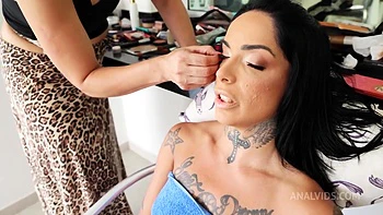 Behind the Scene from Hot brasilian Dark Hot gets hardcore DP